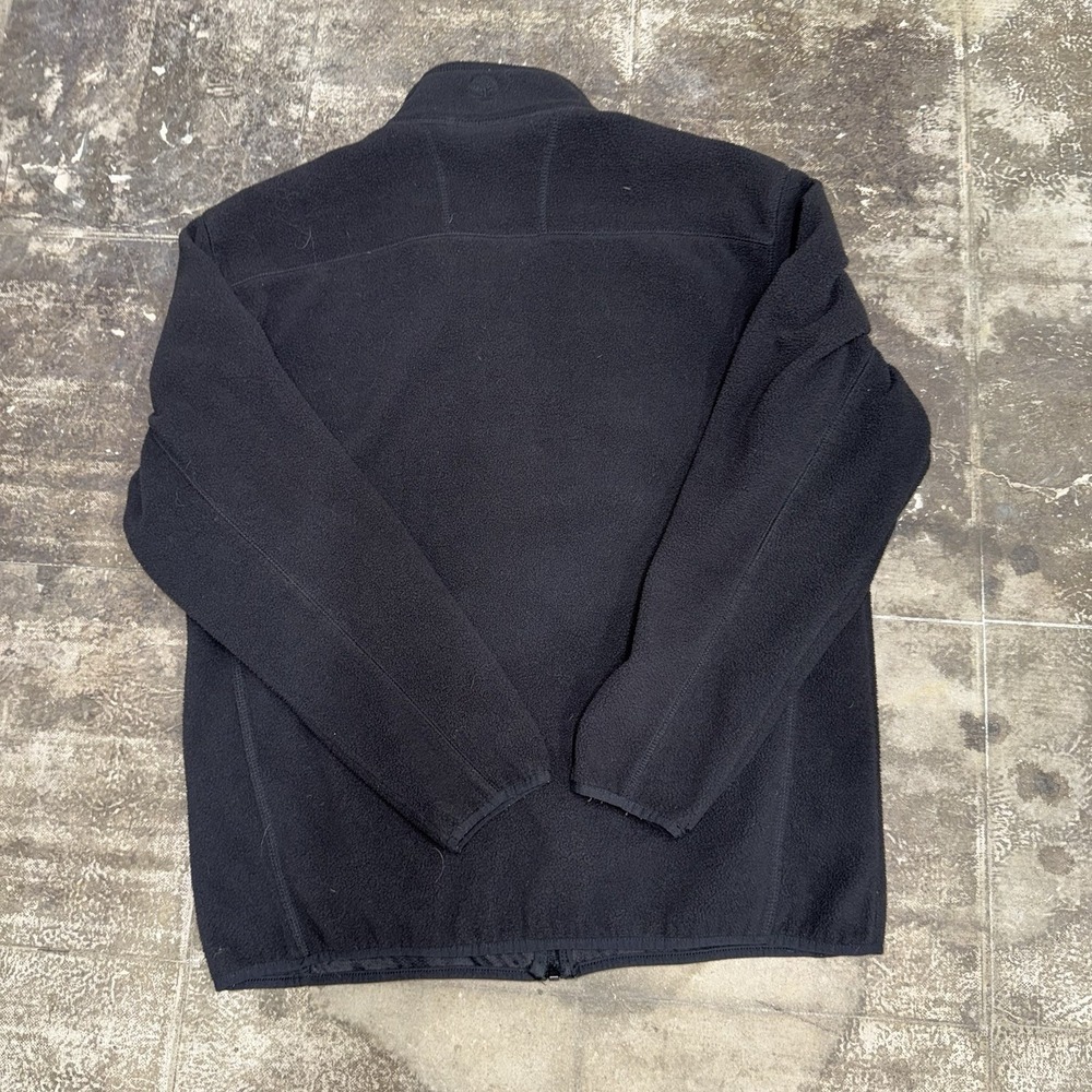 Timberland Men's Full Zip Up Fleece Jacket Size XL Black - Picture 2 of 3